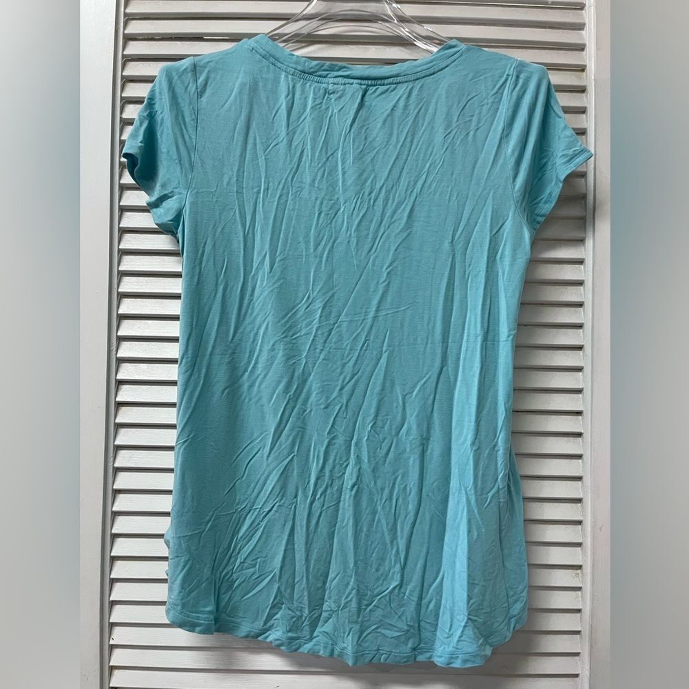 Cupio Teal Short Sleeve Top - Picture 2 of 5